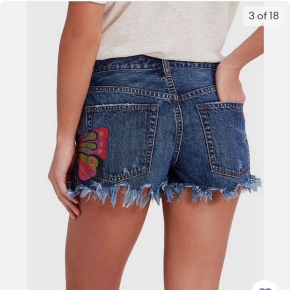 We The Free Field of Sun Embroidered shorts - Picture 4 of 6